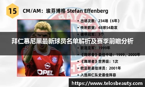 拜仁慕尼黑最新球员名单解析及赛季前瞻分析